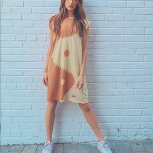 Yin Yang Tie Dye T-Shirt dress